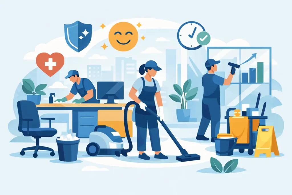 10 Office Cleaning Service Benefits