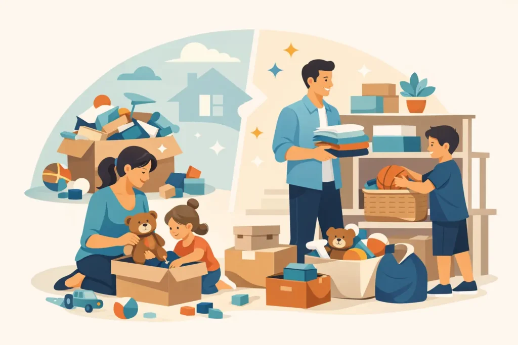Decluttering Help for Busy Families That Works