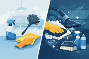 Standard Cleaning vs Deep Cleaning