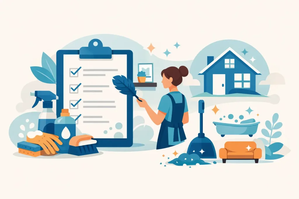 Standard House Cleaning Checklist That Works