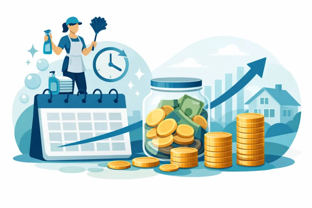 How Recurring Cleaning Saves Money Over Time