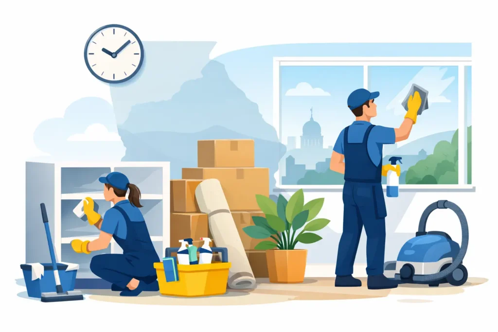How Long Does Move Cleaning Take in Georgia?