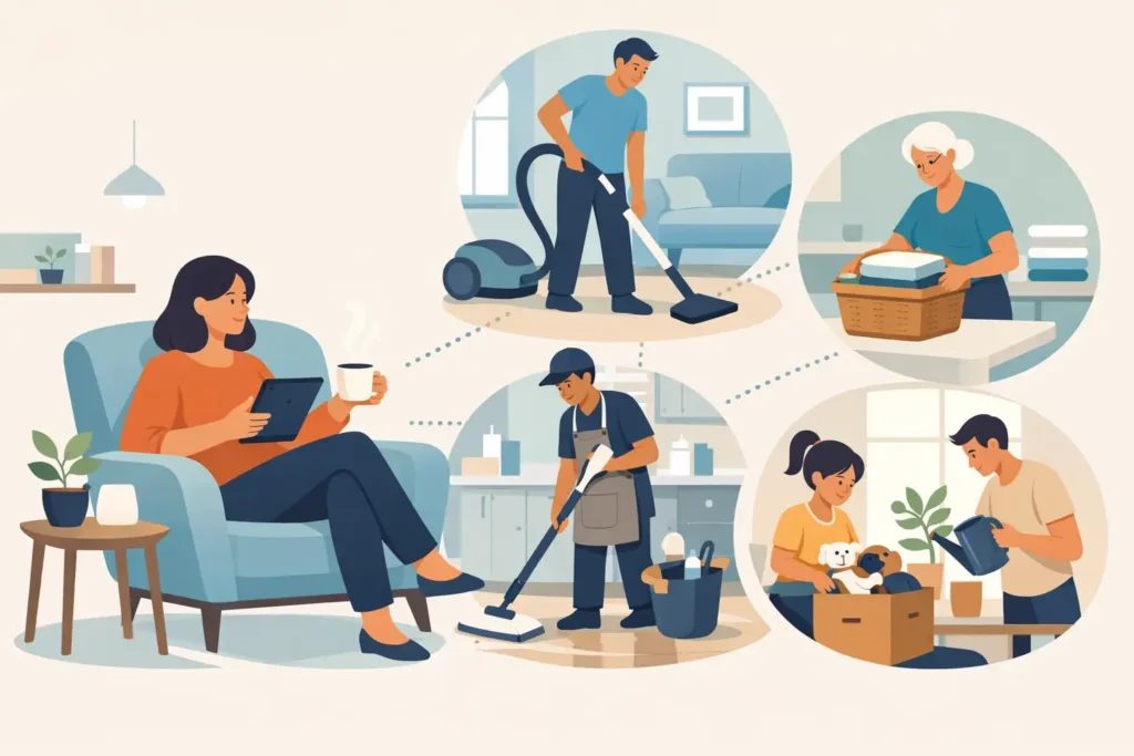 How to Maintain a Tidy Home Without Doing It All