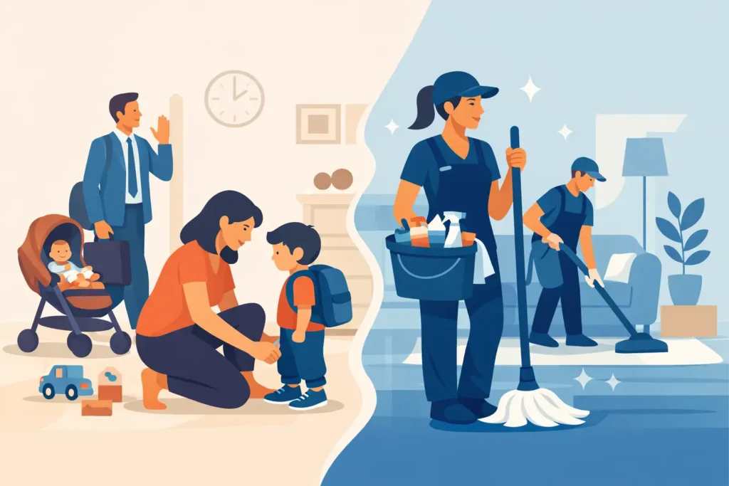 Recurring Cleaning for Busy Parents Works