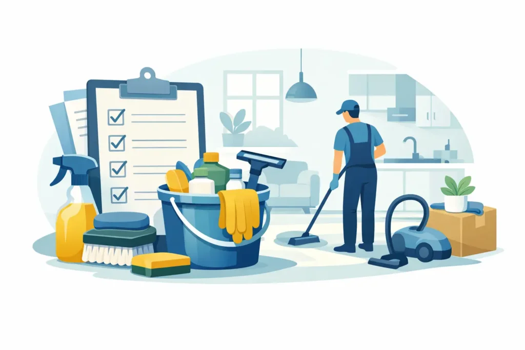 Apartment Turnover Cleaning Example and Checklist