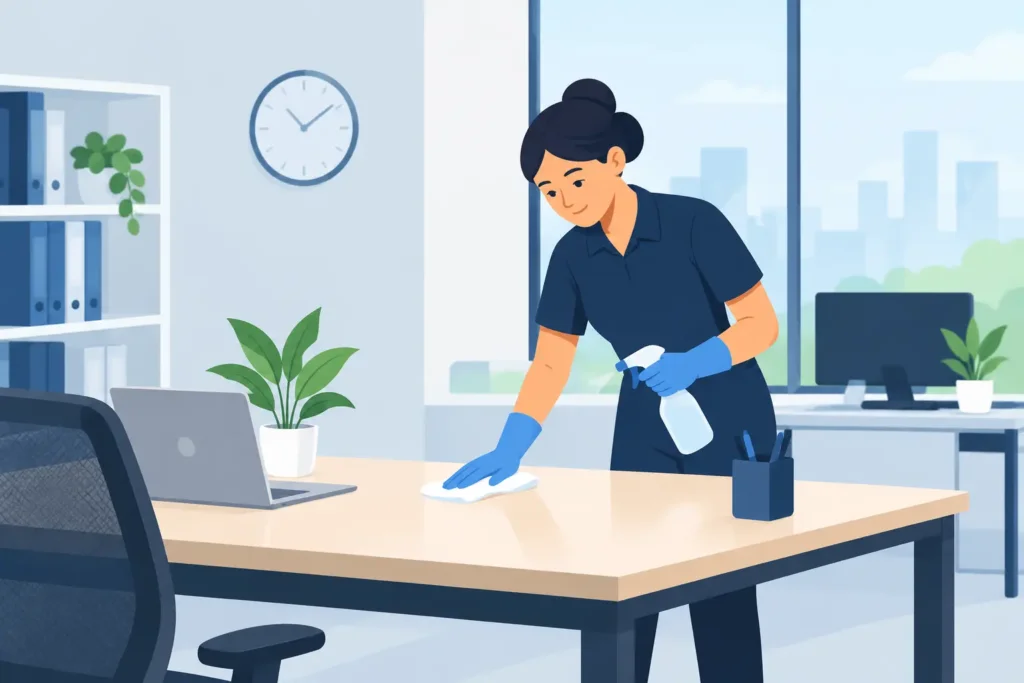 How Often Should You Clean Workspaces at Work?