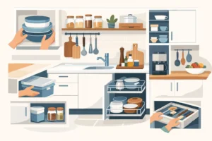 How to Organize Small Kitchens Without the Clutter